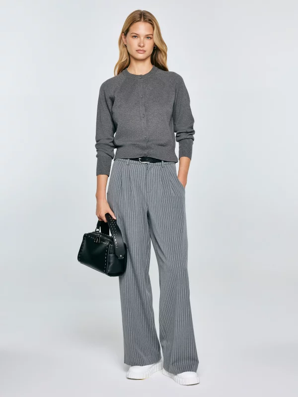 Kardigan damski bawełniany szary Karina 902