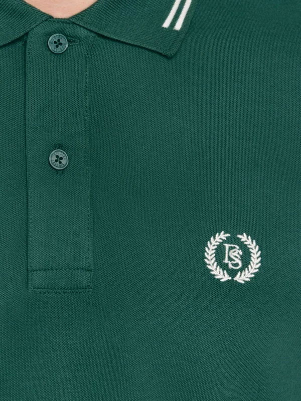 Koszulka męska polo zielona Poller 304