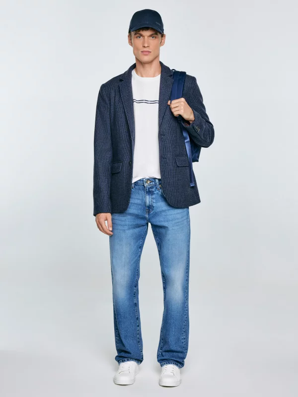 Koszulka męska oversize z nadrukiem biała Misser 100