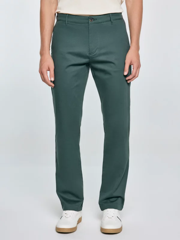 Spodnie męskie chinosy zielone Trevor 304