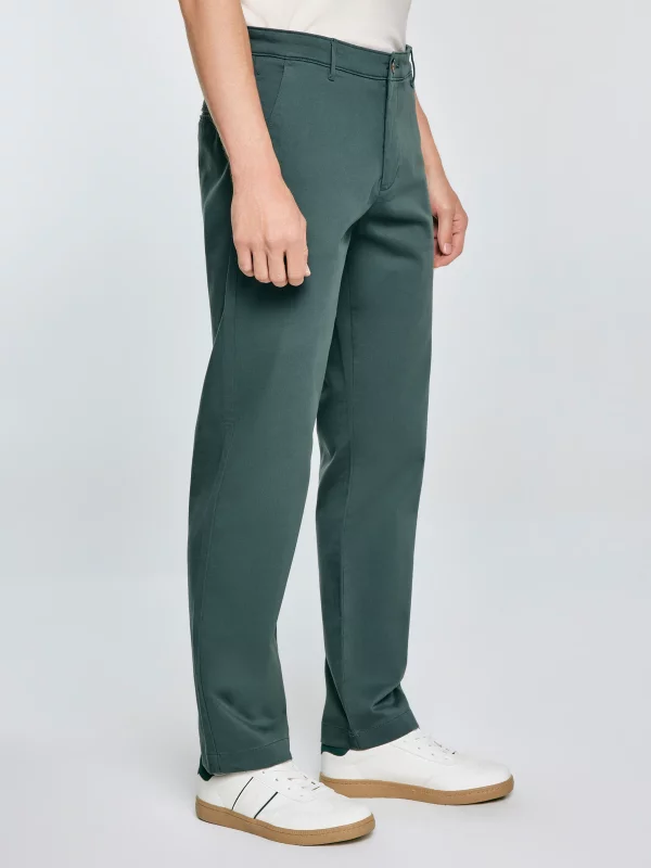 Spodnie męskie chinosy zielone Trevor 304