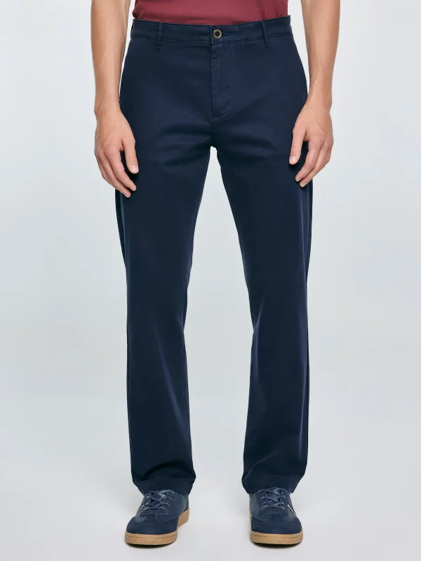 Spodnie męskie chinosy granatowe Trevor 403