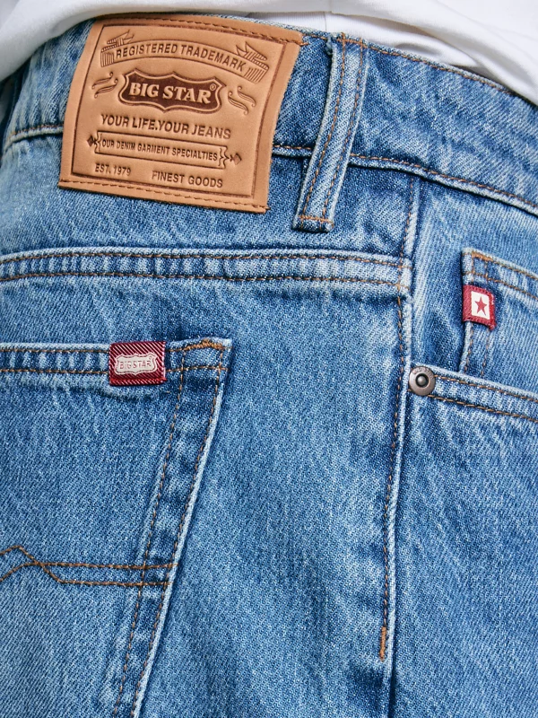 Jeansy męskie loose niebieskie Zack 324