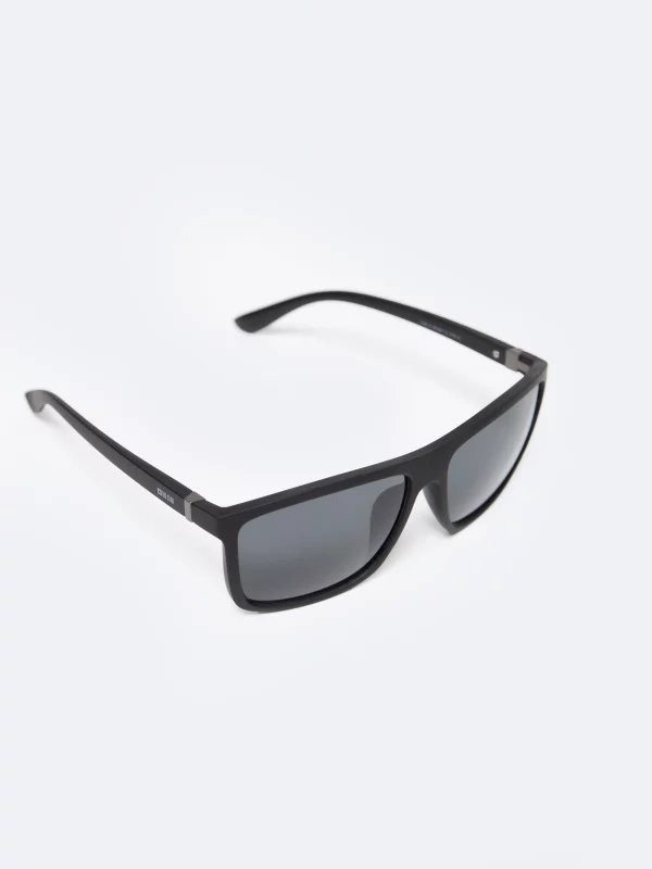 Okulary przeciwsłoneczne męskie czarne Helios 906