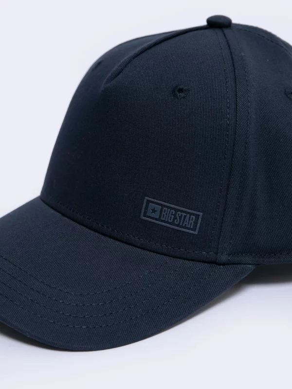Czapka z daszkiem z delikatnym logo BIG STAR granatowa Neriso 403