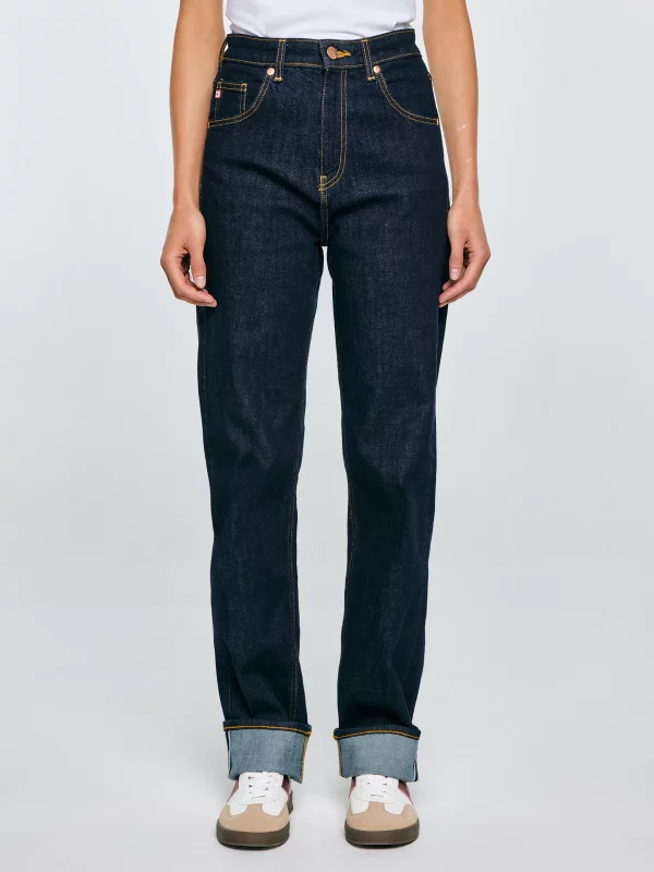 Jeansy damskie granatowe Avril 799