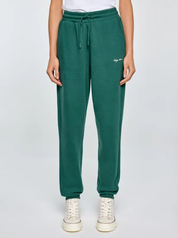 Spodnie damskie dresowe zielone Foxie 304