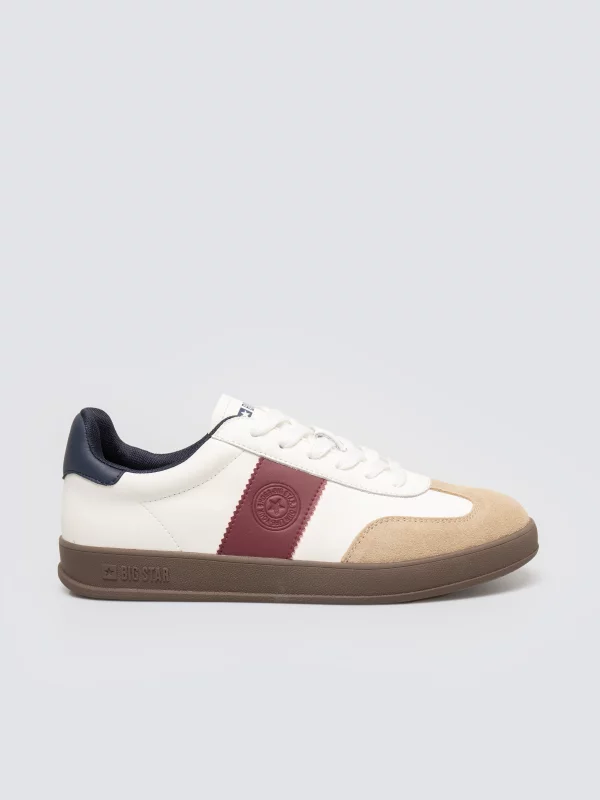 Sneakersy damskie ze skóry naturalnej białe SS274687 101