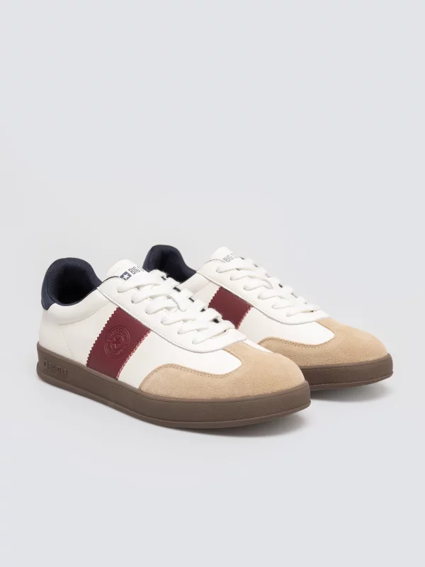 Sneakersy damskie ze skóry naturalnej białe SS274687 101