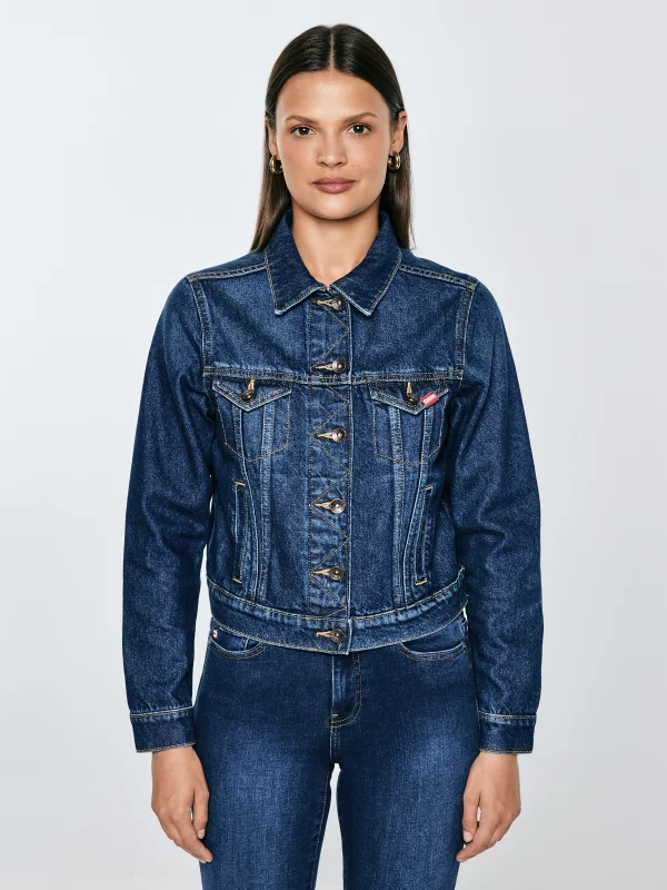 Kurtka damska jeansowa granatowa Josephine 507