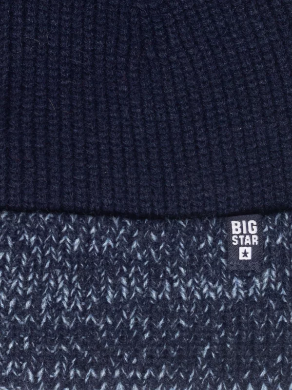 Czapka męska zimowa granatowa Ignace 403