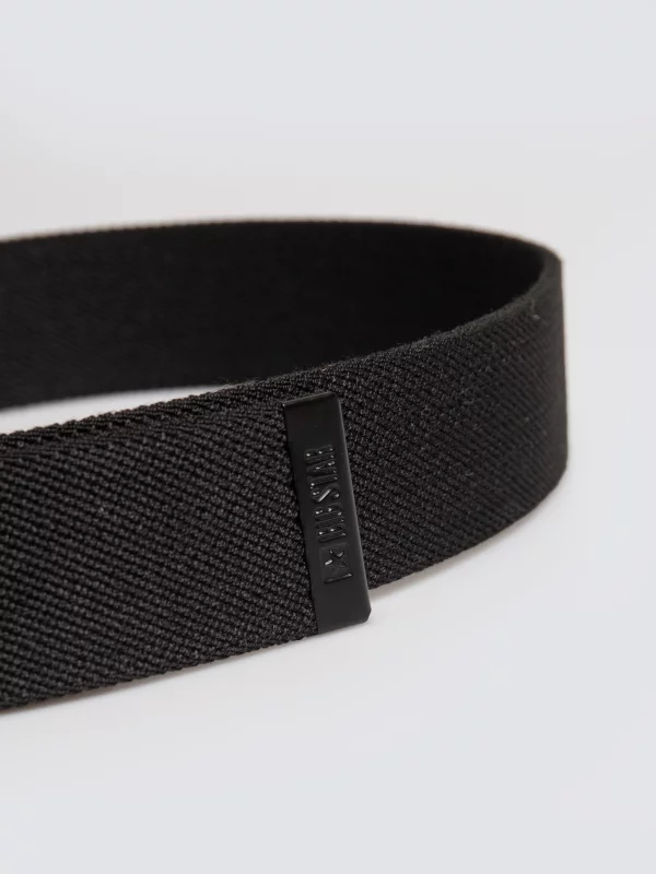 Pasek męski parciany czarny Ruban 906