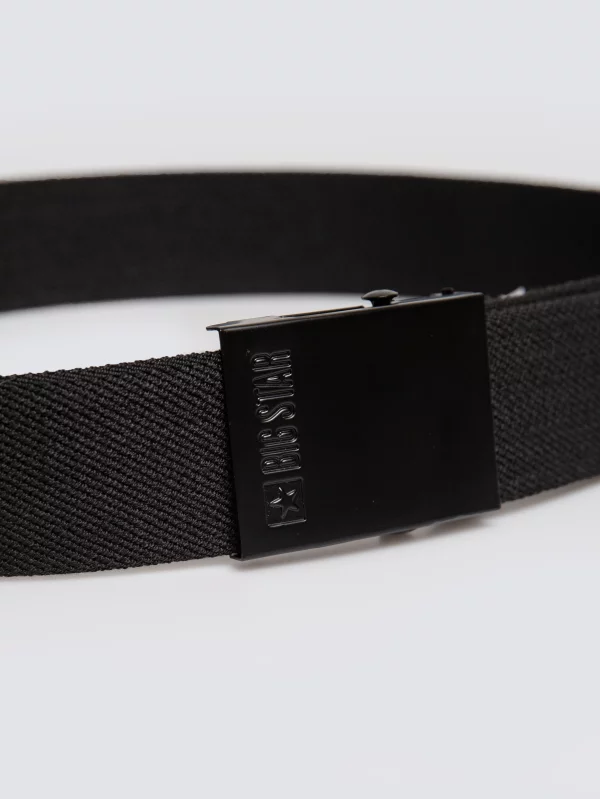 Pasek męski parciany czarny Ruban 906