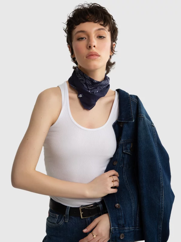 Apaszka typu bandana granatowa Bandi 403