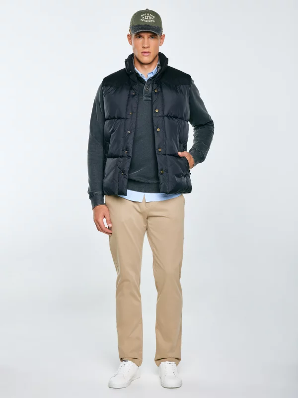 Kamizelka męska pikowana czarna Agrib 906