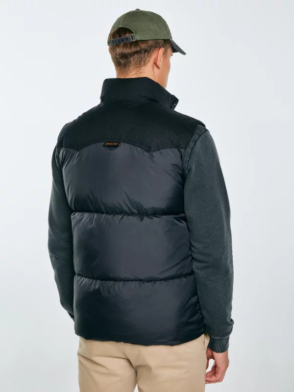 Kamizelka męska pikowana czarna Agrib 906