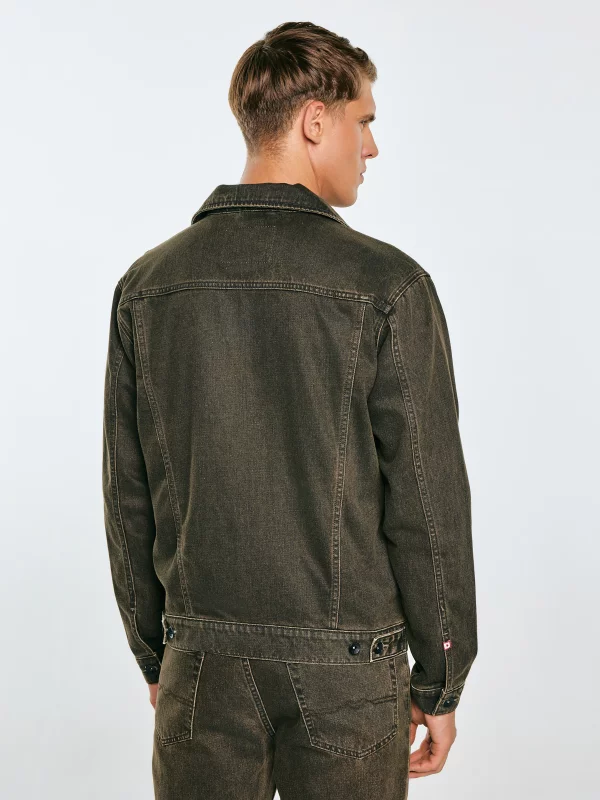 Kurtka męska jeansowa brązowa Charlie 888