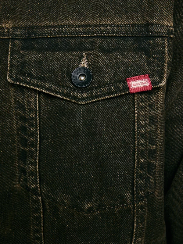 Kurtka męska jeansowa brązowa Charlie 888