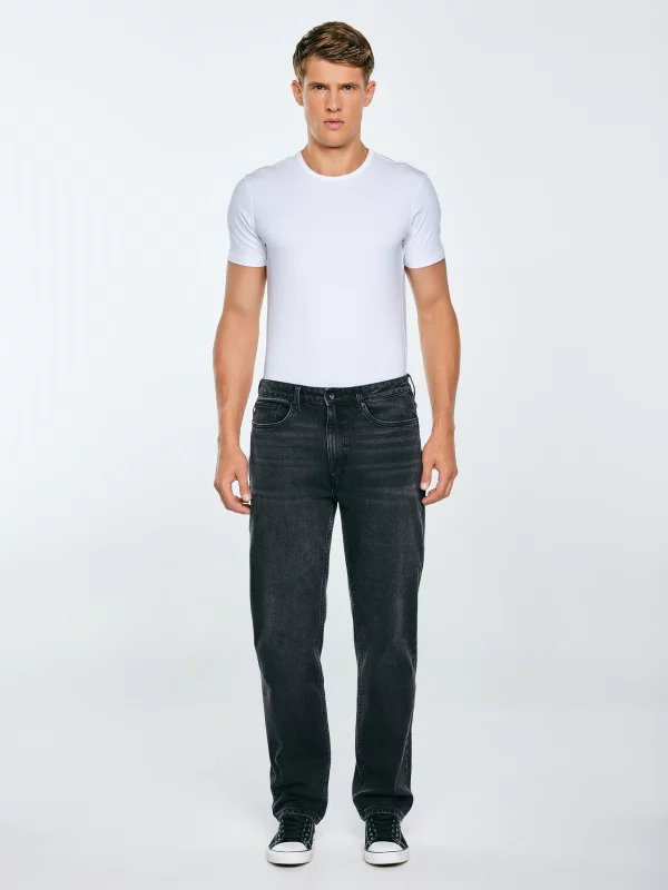 Jeansy męskie loose czarne Zack 912