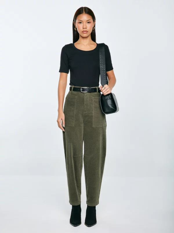 Koszulka damska w prążek czarna Asterca 906