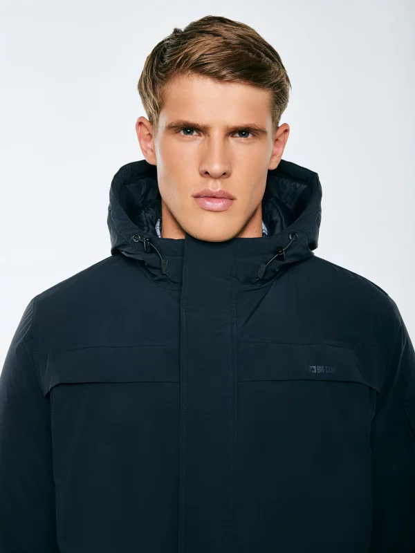 Kurtka męska z wypełnieniem granatowa Lob 404