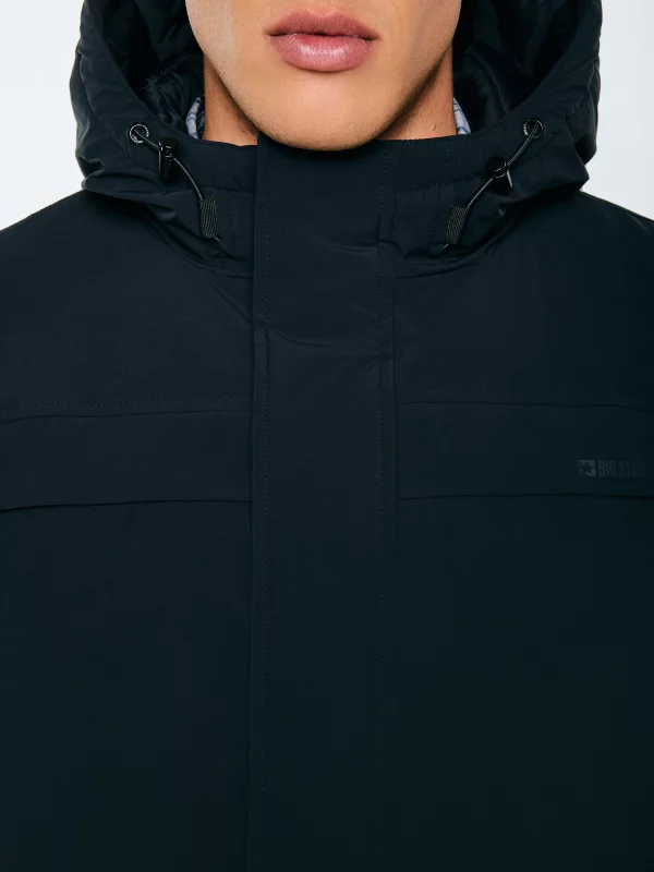 Kurtka męska z wypełnieniem granatowa Lob 404