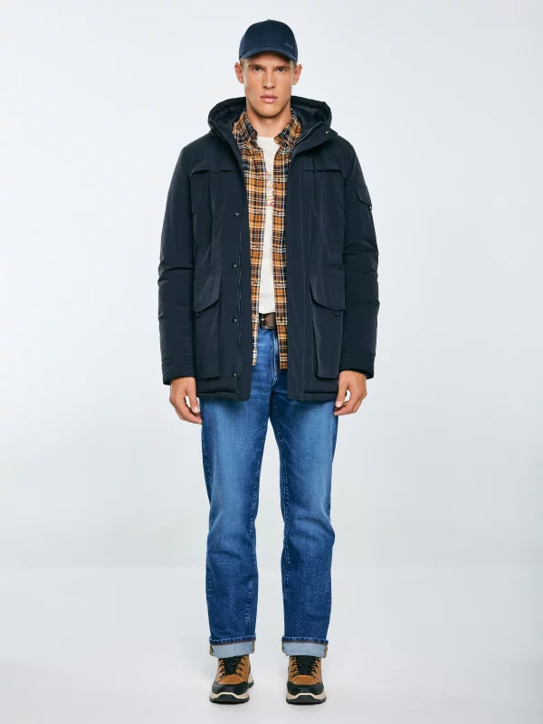 Buty męskie trekkingowe brązowe SS174047 802