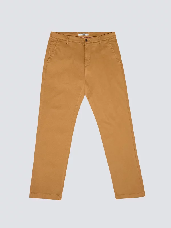 Spodnie męskie chinosy jasnobrązowe Trevor 802