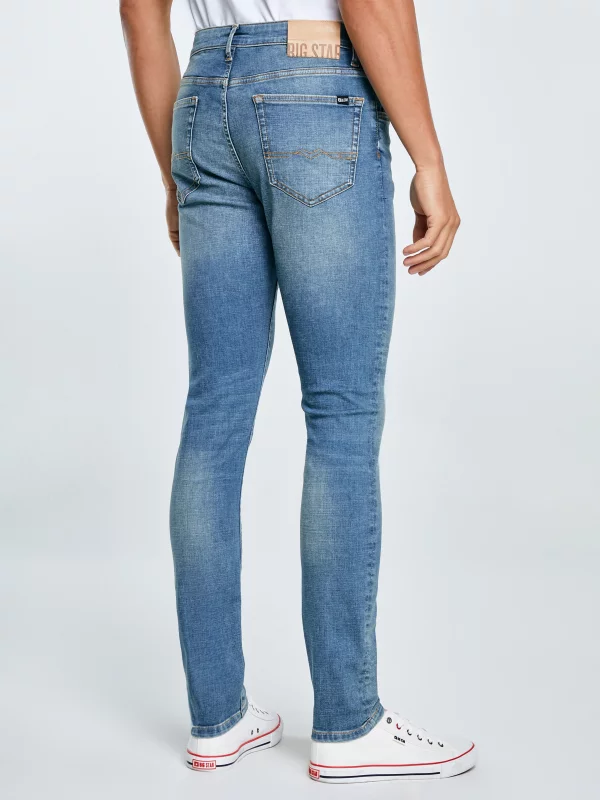 Jeansy męskie niebieskie Deric High Waist 390