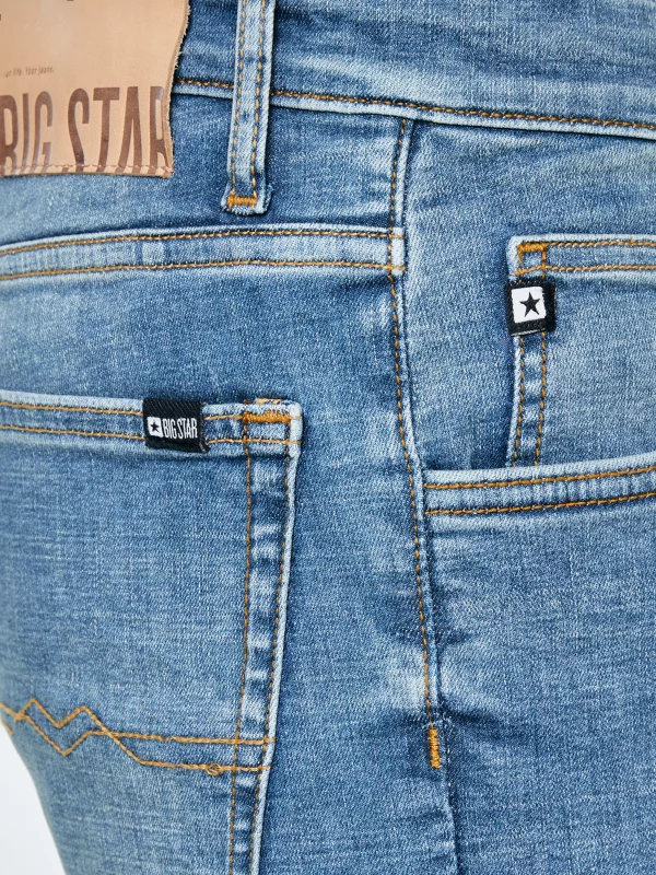 Jeansy męskie niebieskie Deric High Waist 390