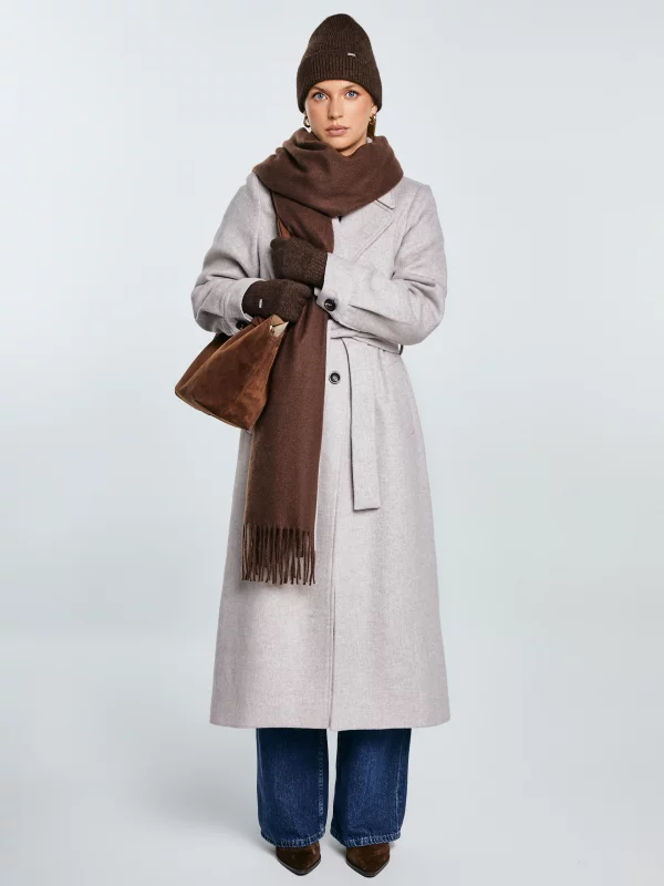 Czapka damska brązowa Herynia 804