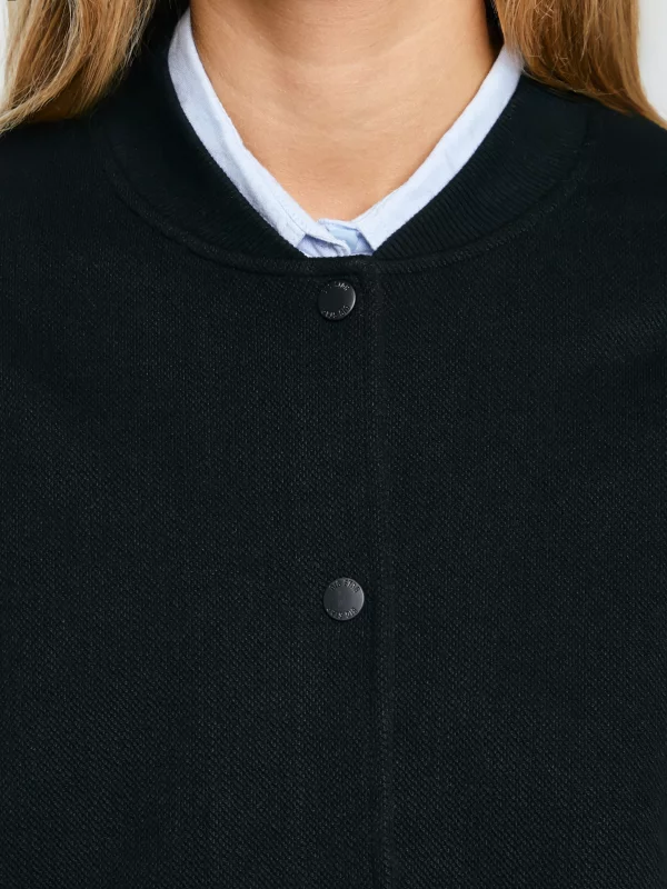 Bluza damska bomber czarna Pixelina 906