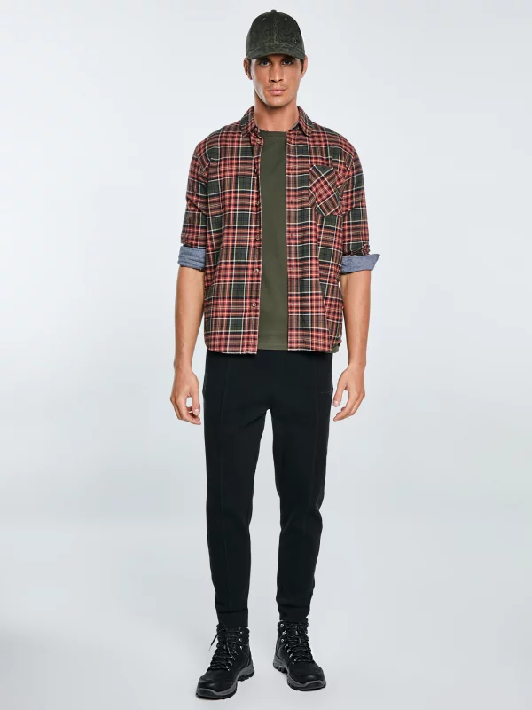 Buty męskie trekkingowe czarne SS174039 906