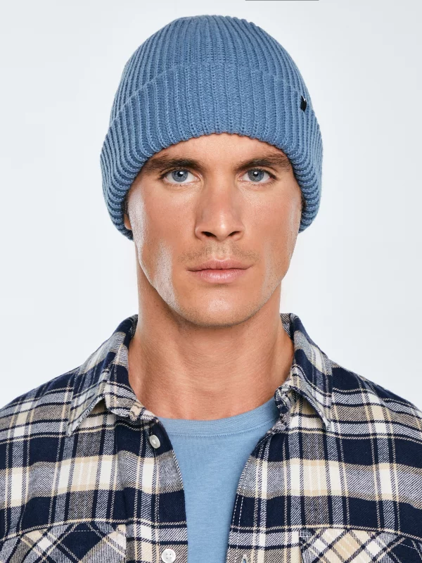Czapka męska zimowa niebieska Theo 401