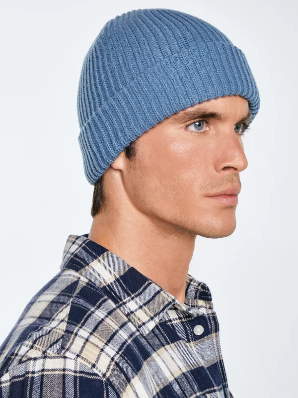 Czapka męska zimowa niebieska Theo 401