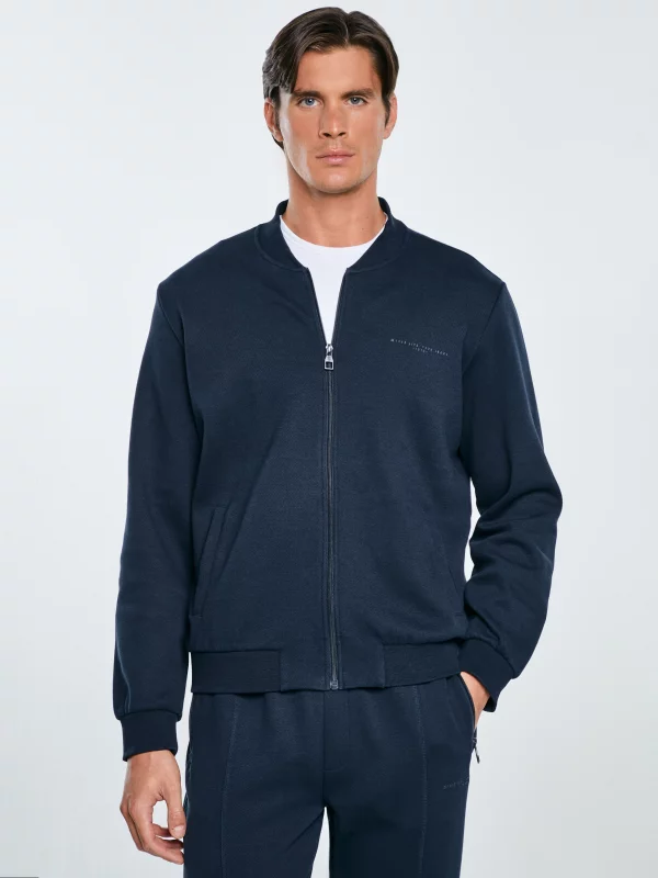 Bluza męska bomber granatowa Wladorb 403