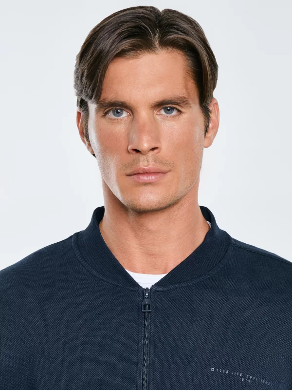 Bluza męska bomber granatowa Wladorb 403