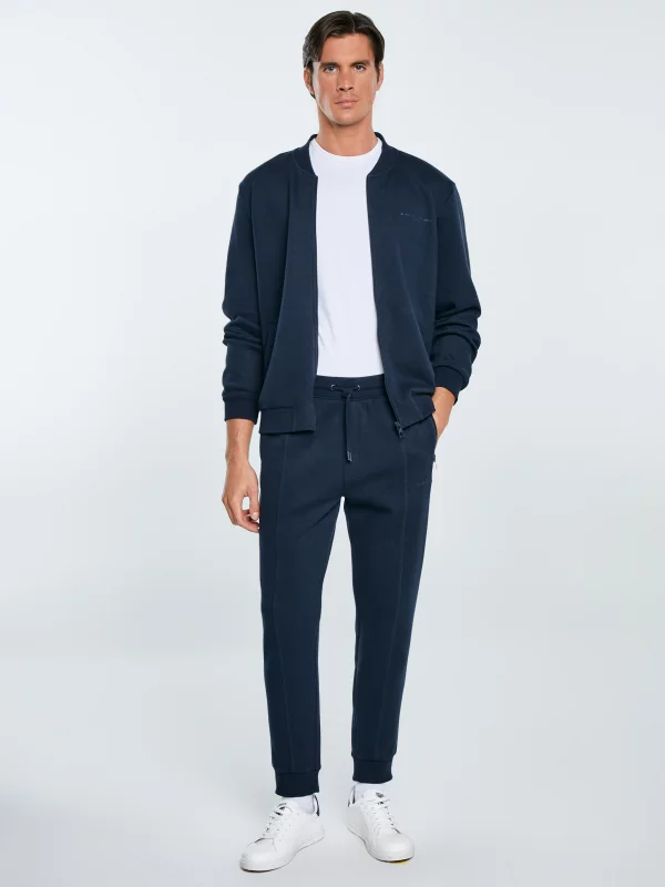 Spodnie męskie dresowe granatowe Wladorp 403