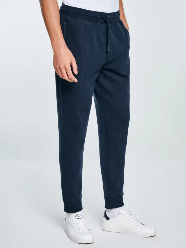 Spodnie męskie dresowe granatowe Wladorp 403