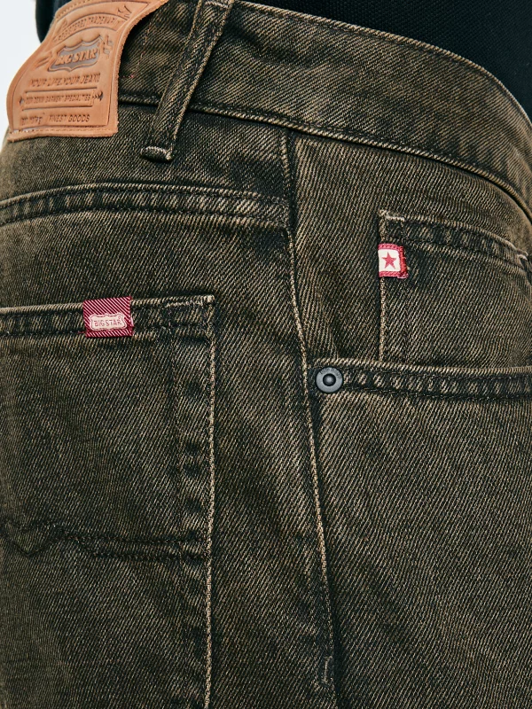 Jeansy męskie z kolekcji Authentic brązowe Ates 888