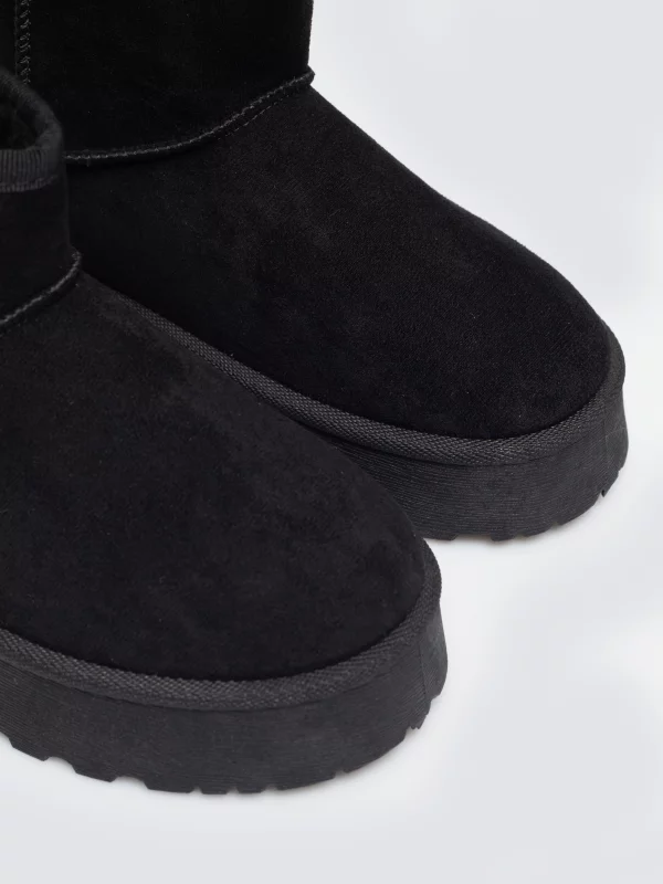 Śniegowce dziewczęce czarne SS374018 906