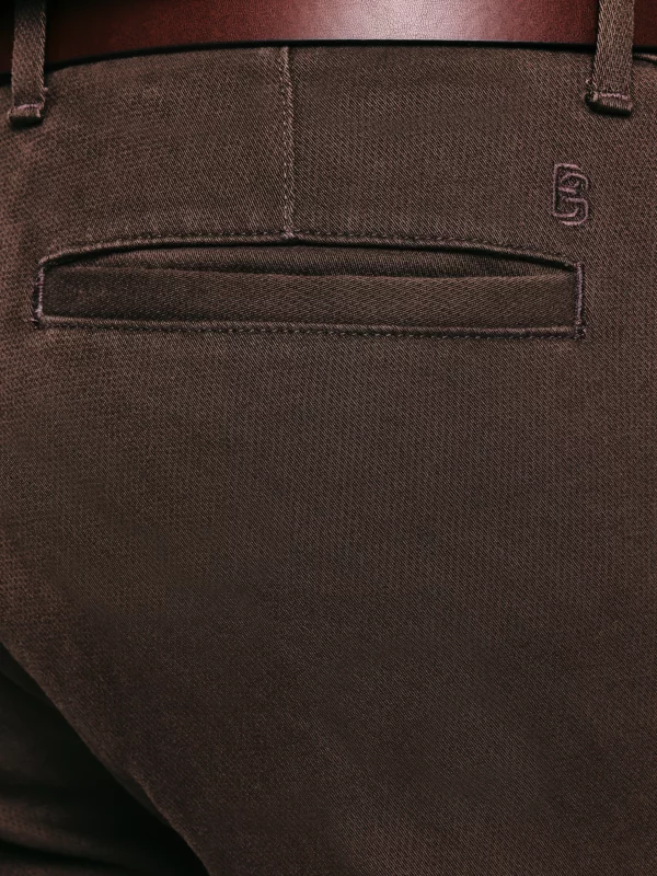 Spodnie męskie chinosy brązowe Erhatin 803