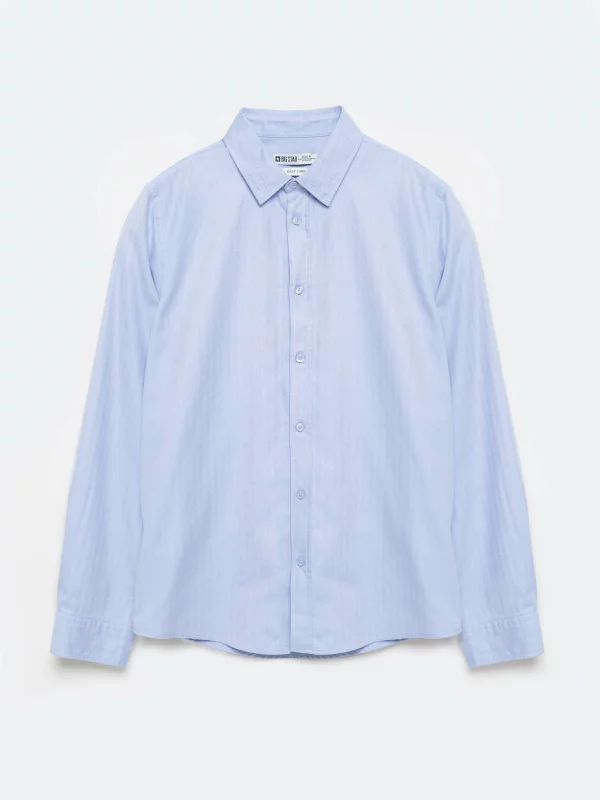 Koszula męska slim bawełniana błękitna Guberno 400