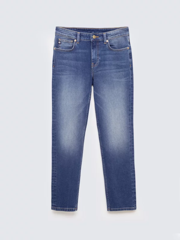 Jeansy damskie granatowe Maggie 546