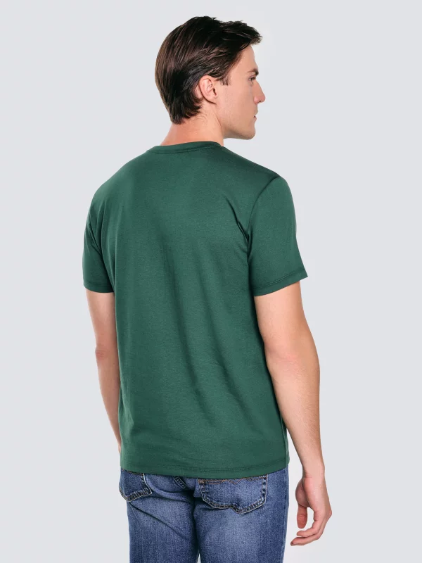 Koszulka męska z logo BIG STAR zielona Melsar 304