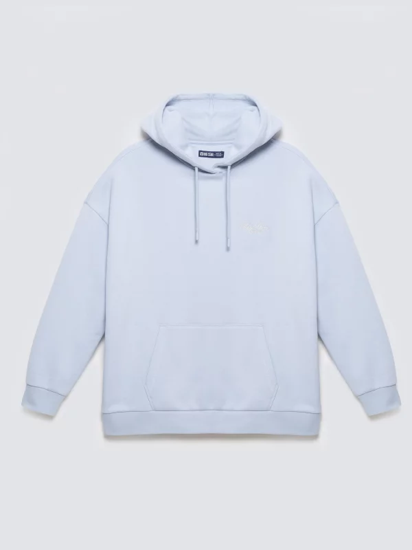 Bluza damska z kapturem błękitna Raisala 400