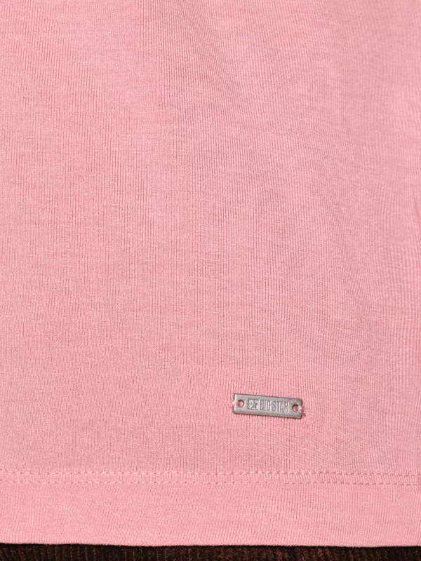 Koszulka damska o luźnym kroju różowa Valeria 601