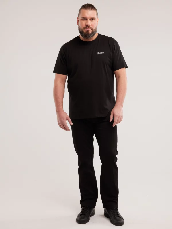 Jeansy męskie z prostą nogawką czarne Colt 901