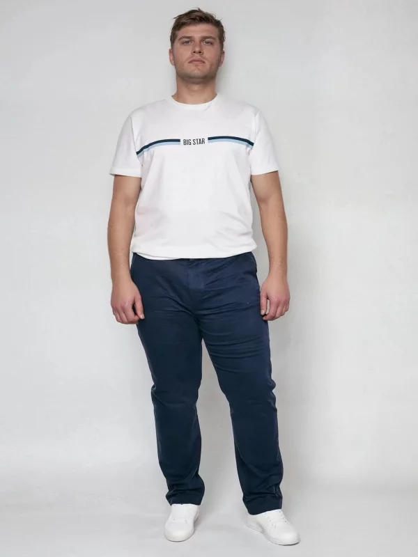 Spodnie męskie chinosy granatowe Trevor 403