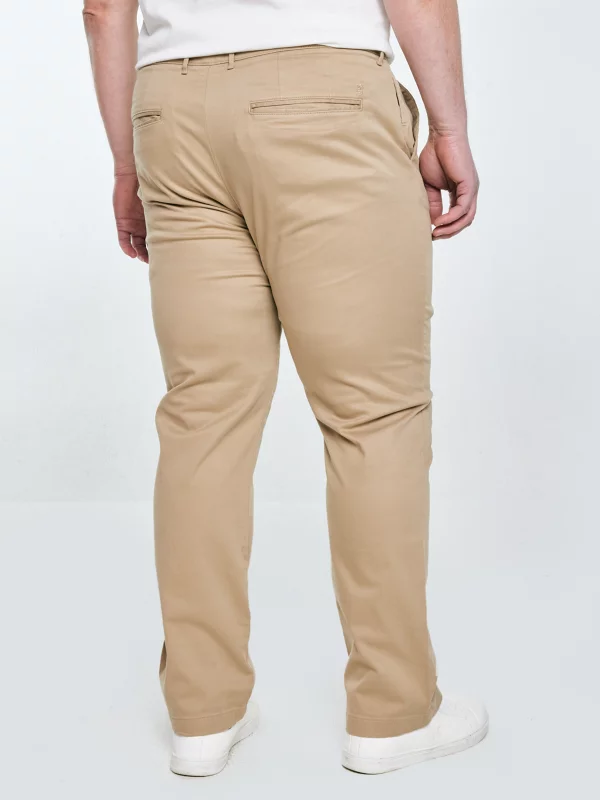 Spodnie męskie chinosy beżowe Trevor 801